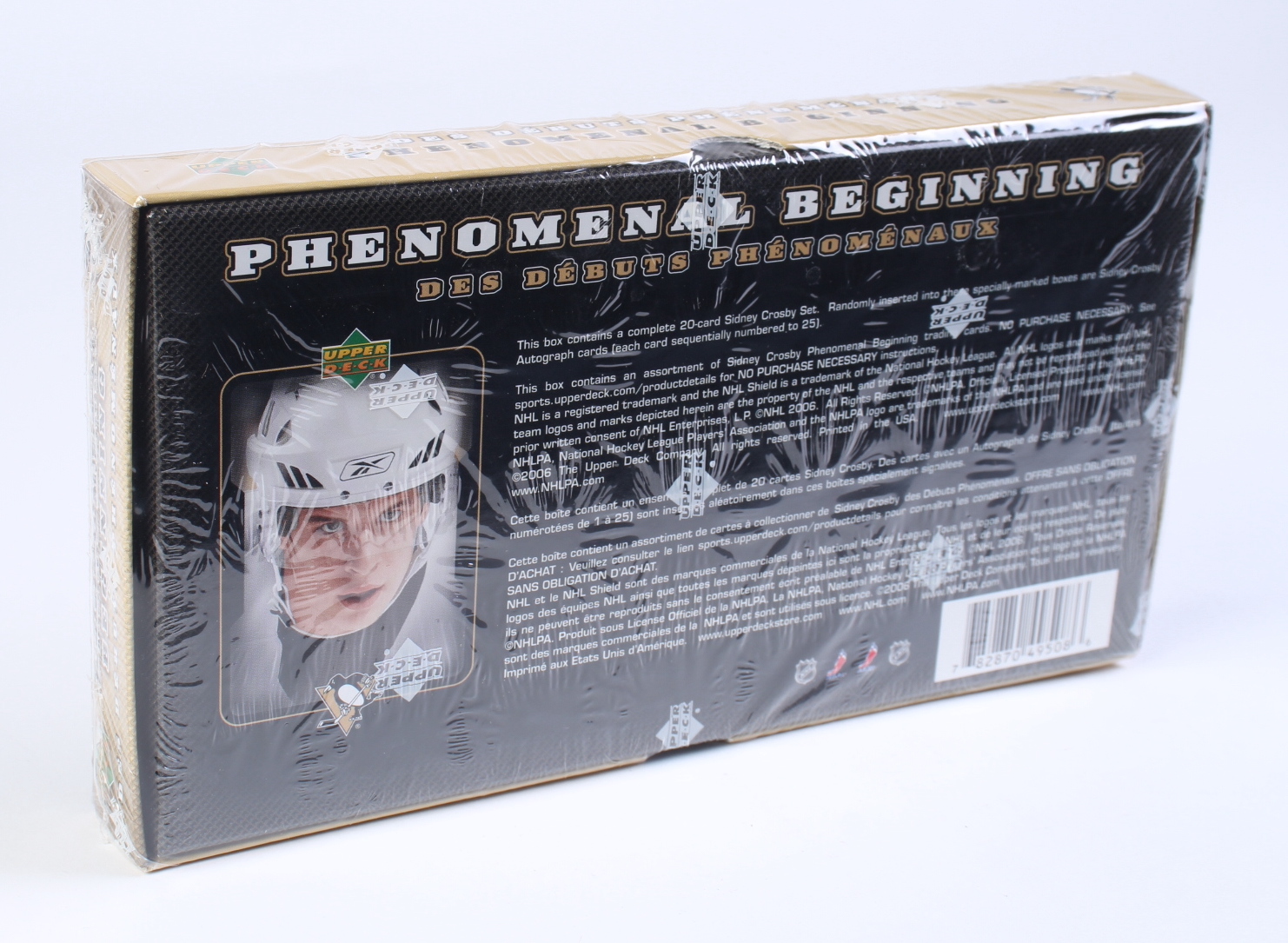 2006-07 Upper Deck Sidney Crosby Phenomenal Beginnings Box of (20) Cards at PristineAuction.com 2006-07 Upper Deck Sidney Crosby Phenomenal Beginnings Box of (20) Cards at PristineAuction.com