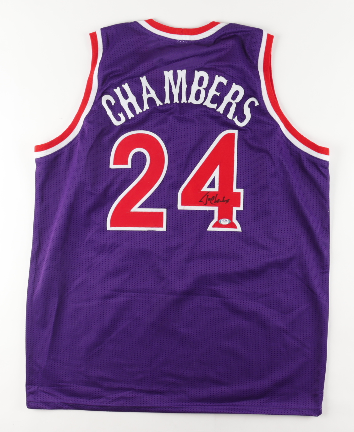 Tom Chambers Signed Jersey (PSA) at PristineAuction.com Tom Chambers Signed Jersey (PSA) at PristineAuction.com