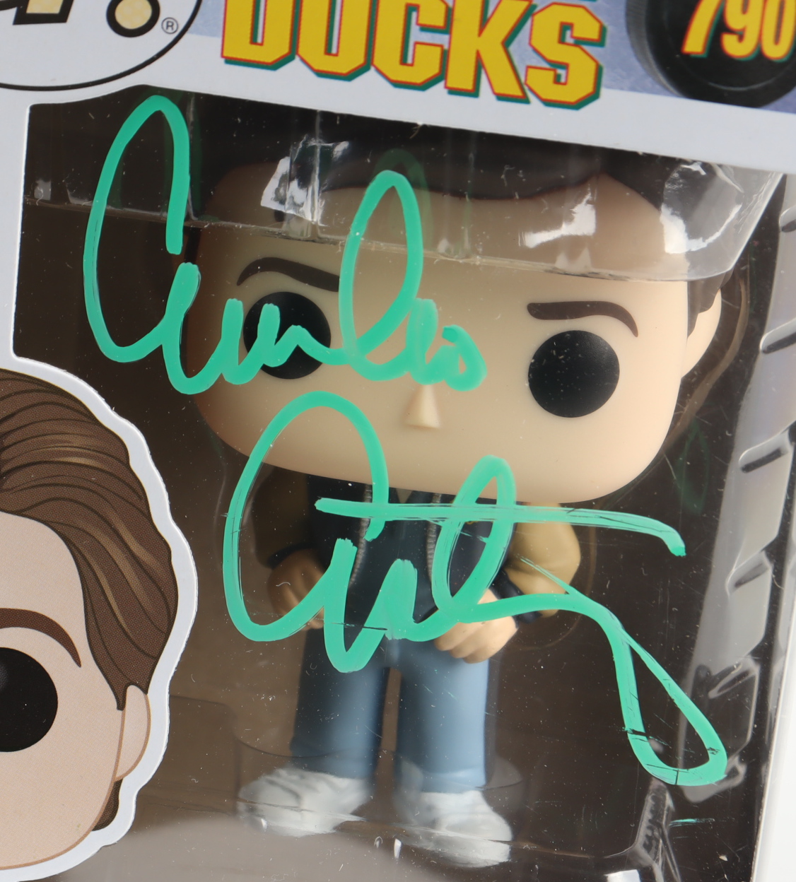 Emilio Estevez Signed "The Mighty Ducks" #790 Coach Bombay Funko Pop! Vinyl Figure (Beckett) at PristineAuction.com Emilio Estevez Signed "The Mighty Ducks" #790 Coach Bombay Funko Pop! Vinyl Figure (Beckett) at PristineAuction.com