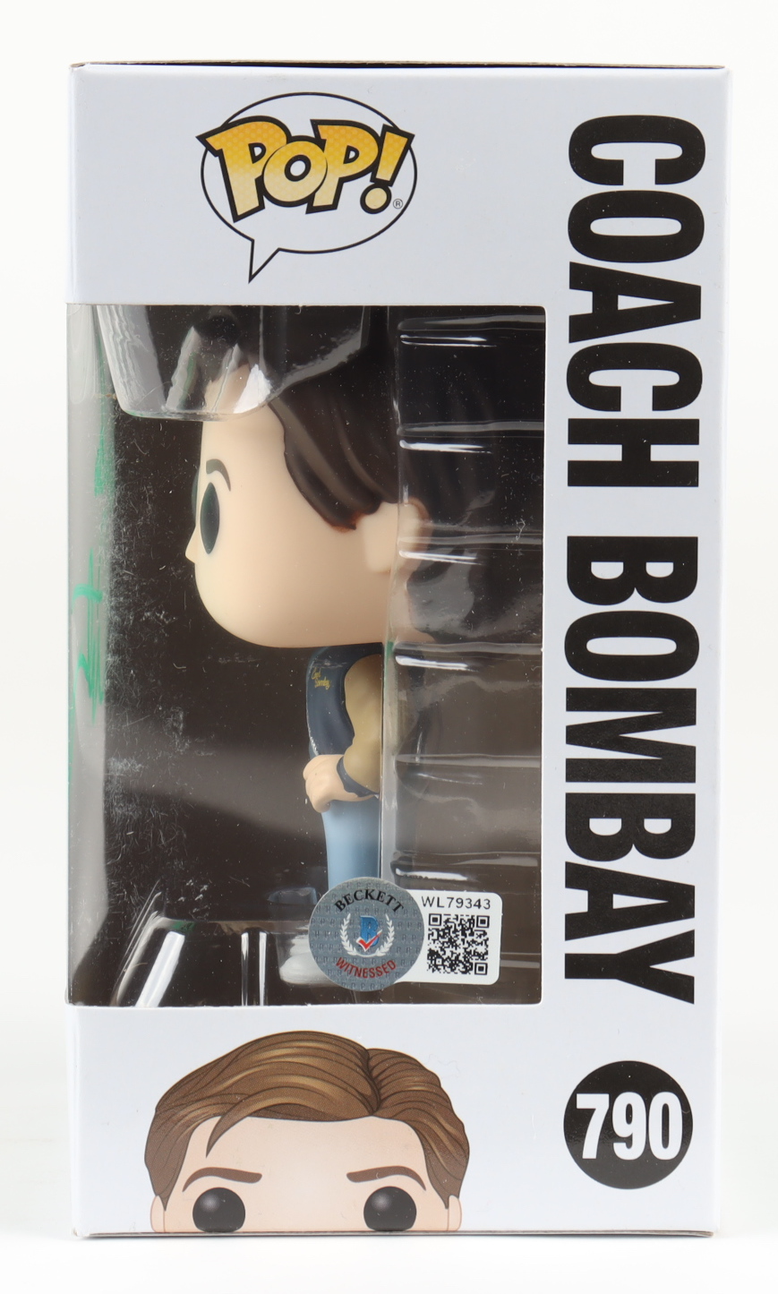 Emilio Estevez Signed "The Mighty Ducks" #790 Coach Bombay Funko Pop! Vinyl Figure (Beckett) at PristineAuction.com Emilio Estevez Signed "The Mighty Ducks" #790 Coach Bombay Funko Pop! Vinyl Figure (Beckett) at PristineAuction.com