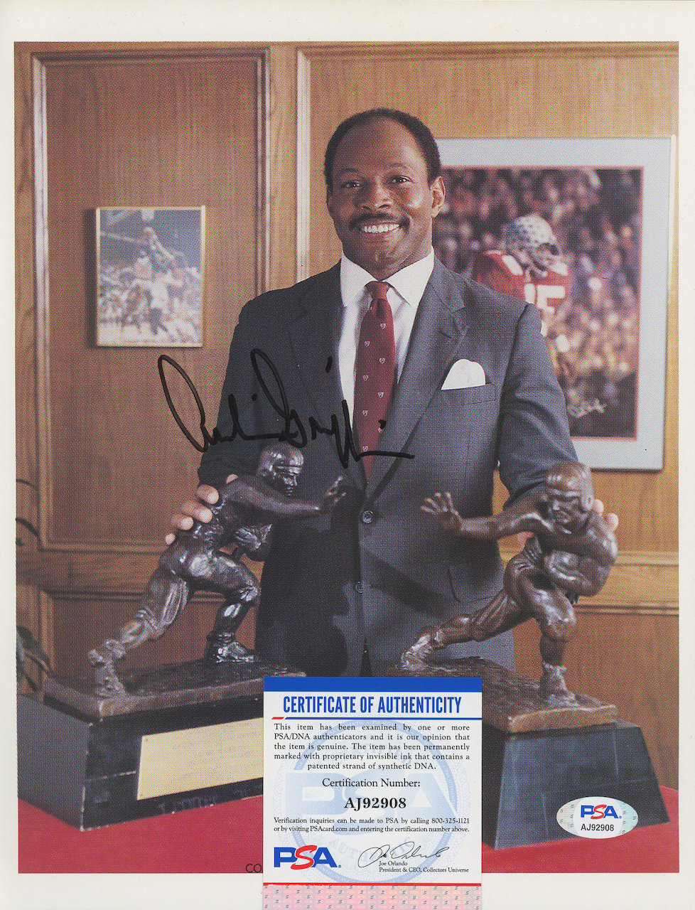 Archie Griffin Signed 8.5x11 Photo (PSA) at PristineAuction.com Archie Griffin Signed 8.5x11 Photo (PSA) at PristineAuction.com