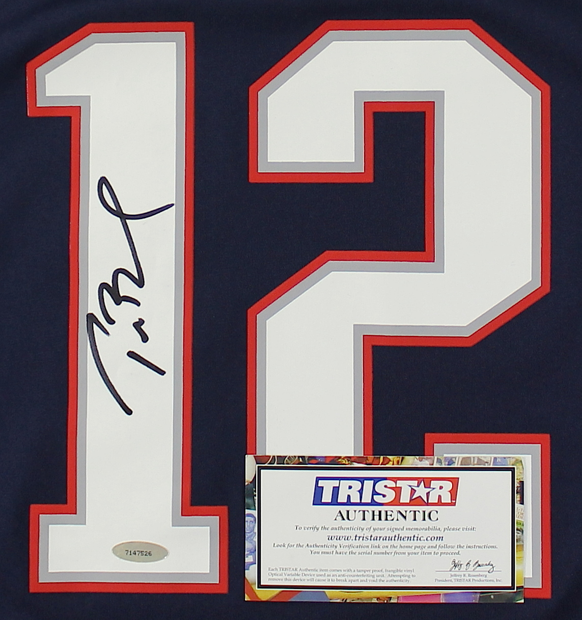 Tom Brady Signed Patriots Jersey (Tristar COA) at PristineAuction.com Tom Brady Signed Patriots Jersey (Tristar COA) at PristineAuction.com