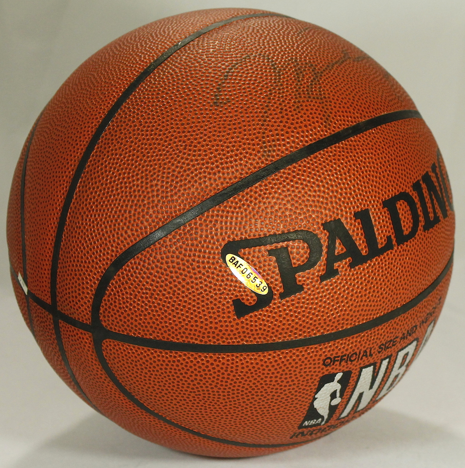 Michael Jordan Signed Spalding Indoor/Outdoor Basketball with High Quality Display Case (UDA) at PristineAuction.com Michael Jordan Signed Spalding Indoor/Outdoor Basketball with High Quality Display Case (UDA) at PristineAuction.com
