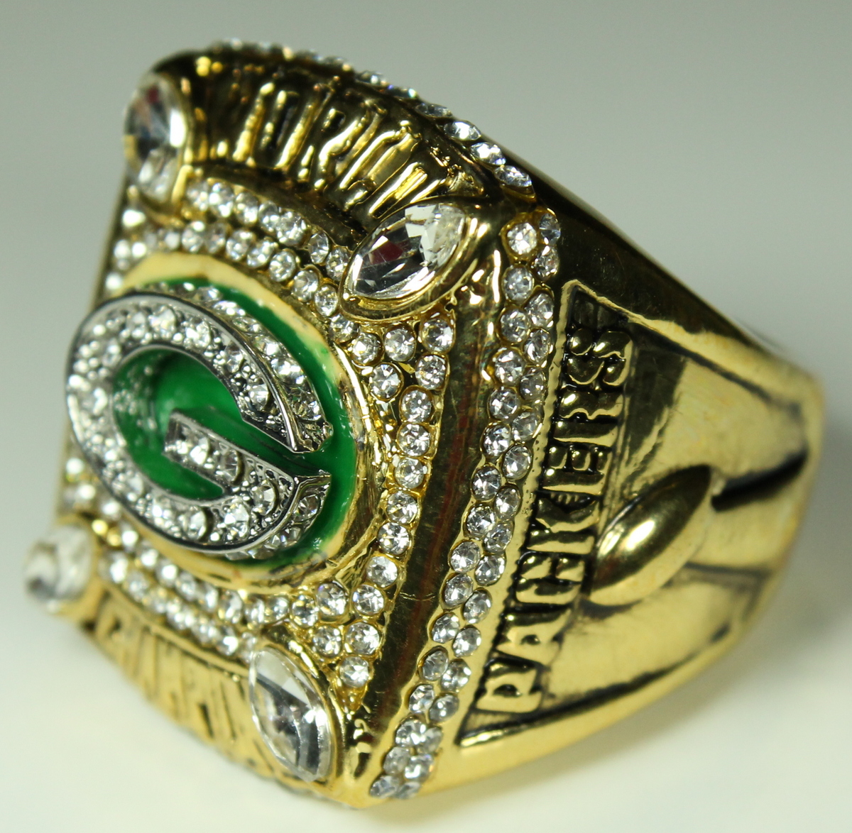 Aaron Rodgers Packers High Quality Replica 2012 Super Bowl XLV Championship Ring at PristineAuction.com Aaron Rodgers Packers High Quality Replica 2012 Super Bowl XLV Championship Ring at PristineAuction.com