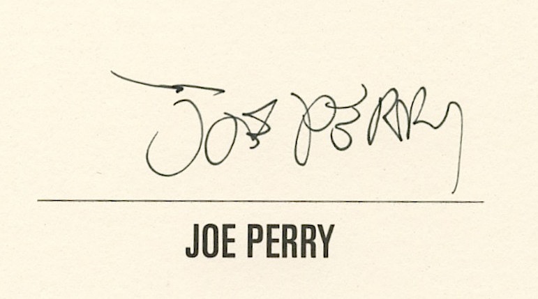 Joe Perry Signed "Rocks: My Life In and Out of Aerosmith" First Edition Hardcover Book (PA LOA) at PristineAuction.com Joe Perry Signed "Rocks: My Life In and Out of Aerosmith" First Edition Hardcover Book (PA LOA) at PristineAuction.com