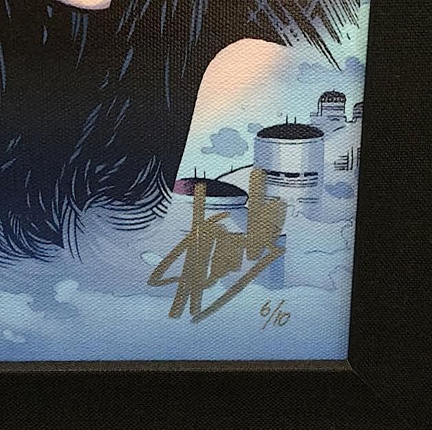 Stan Lee Signed Marvel "Thor: Tales of Asgard by Stan Lee and Jack Kirby #1" Extremely Limited Edition 18" x 27" Giclee on Canvas Custom Framed to 25" x 34" #6/10 (Marvel COA) at PristineAuction.com Stan Lee Signed Marvel "Thor: Tales of Asgard by Stan Lee and Jack Kirby #1" Extremely Limited Edition 18" x 27" Giclee on Canvas Custom Framed to 25" x 34" #6/10 (Marvel COA) at PristineAuction.com