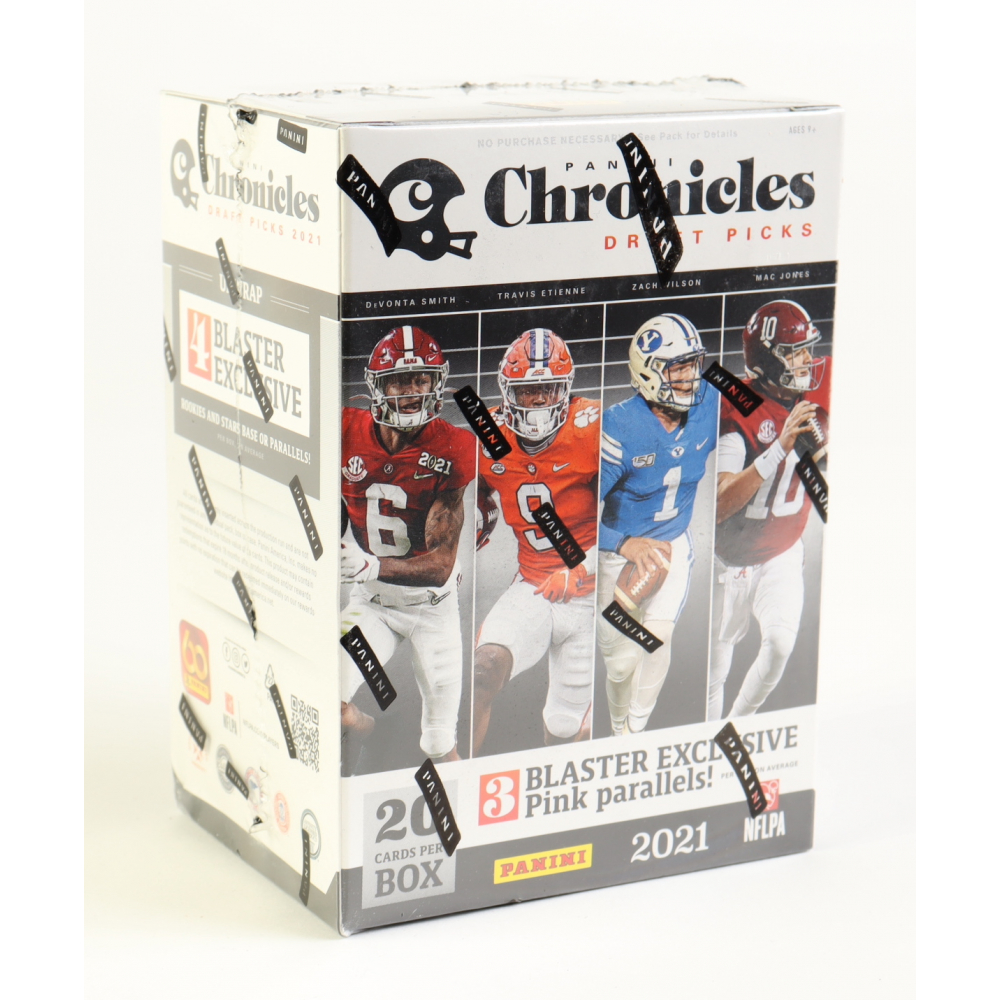 2021 Panini Chronicles Draft Picks Football Blaster Box with (4) Packs at PristineAuction.com