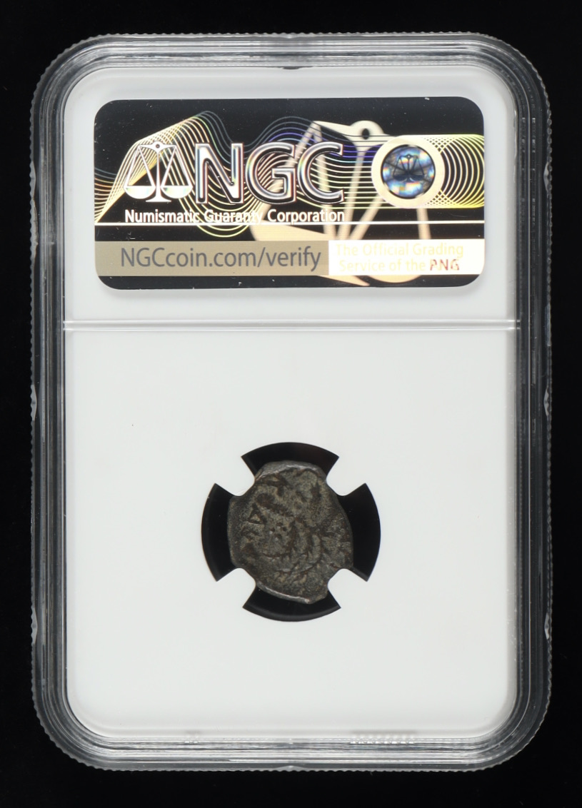 Antonius Felix (AD 52-59) Governors of Judaea Under Claudius AD 54 AE Prutah Ancient Biblical Coin (NGC) at PristineAuction.com Antonius Felix (AD 52-59) Governors of Judaea Under Claudius AD 54 AE Prutah Ancient Biblical Coin (NGC) at PristineAuction.com