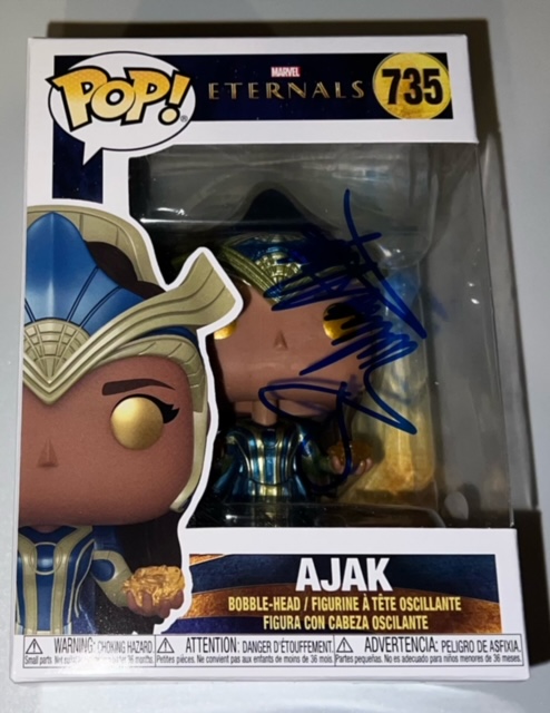Salma Hayek Signed "Eternals" #735 Ajak Funko Pop! Bobble-Head Vinyl Figure (JSA) at PristineAuction.com Salma Hayek Signed "Eternals" #735 Ajak Funko Pop! Bobble-Head Vinyl Figure (JSA) at PristineAuction.com