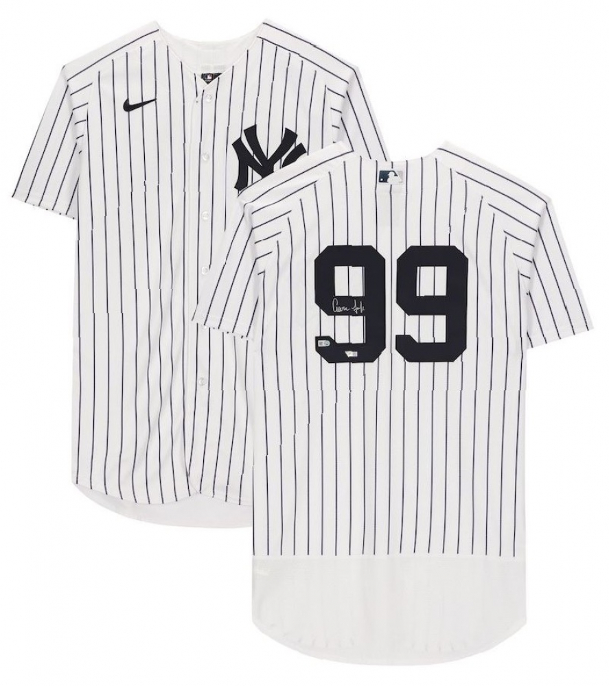 Aaron Judge Signed Yankees Jersey (MLB & Fanatics) Pristine Auction