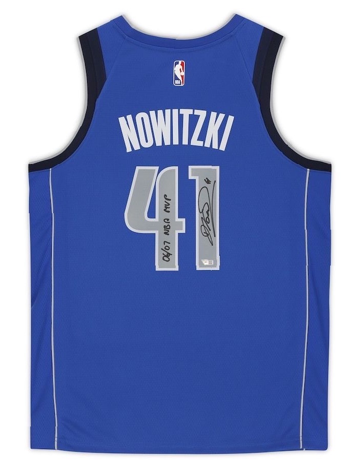 Dirk Nowitzki Signed Mavericks Jersey Inscribed "06/07 NBA MVP" (Fanatics) at PristineAuction.com Dirk Nowitzki Signed Mavericks Jersey Inscribed "06/07 NBA MVP" (Fanatics) at PristineAuction.com
