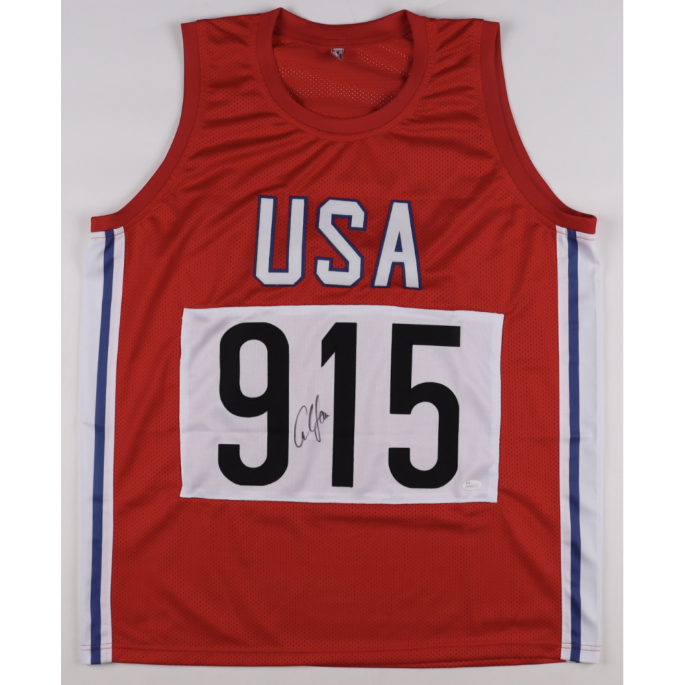 Carl Lewis Signed Jersey (JSA) at PristineAuction.com