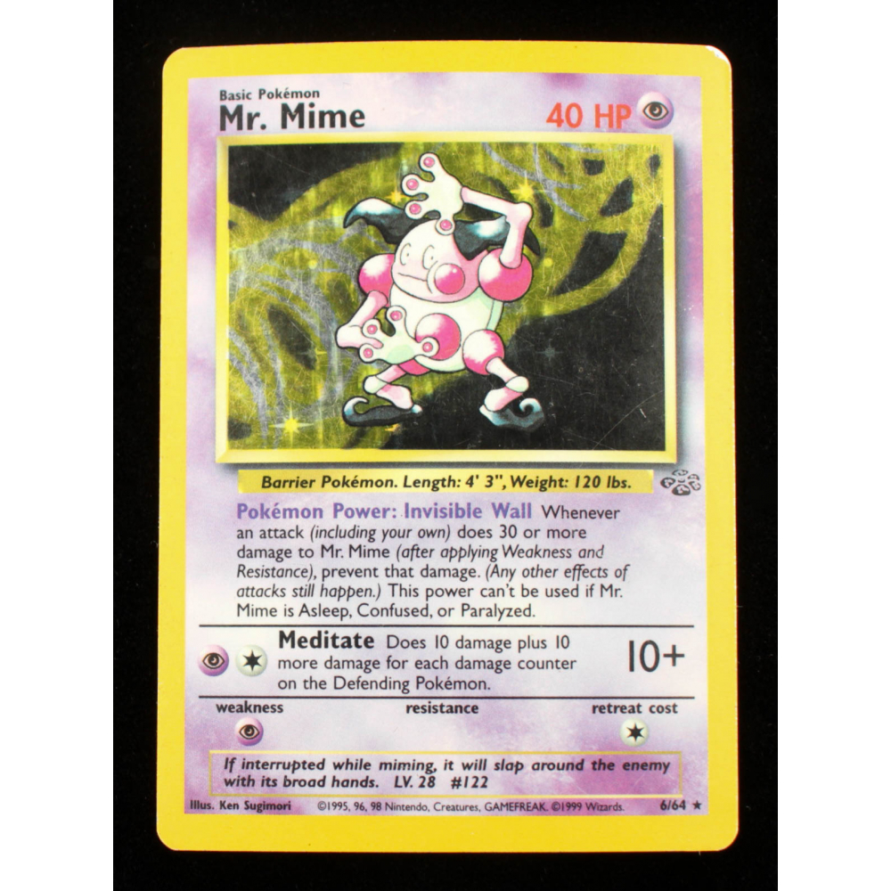 Mr. Mime 1999 Pokemon Jungle #6 Holo | Pristine Auction