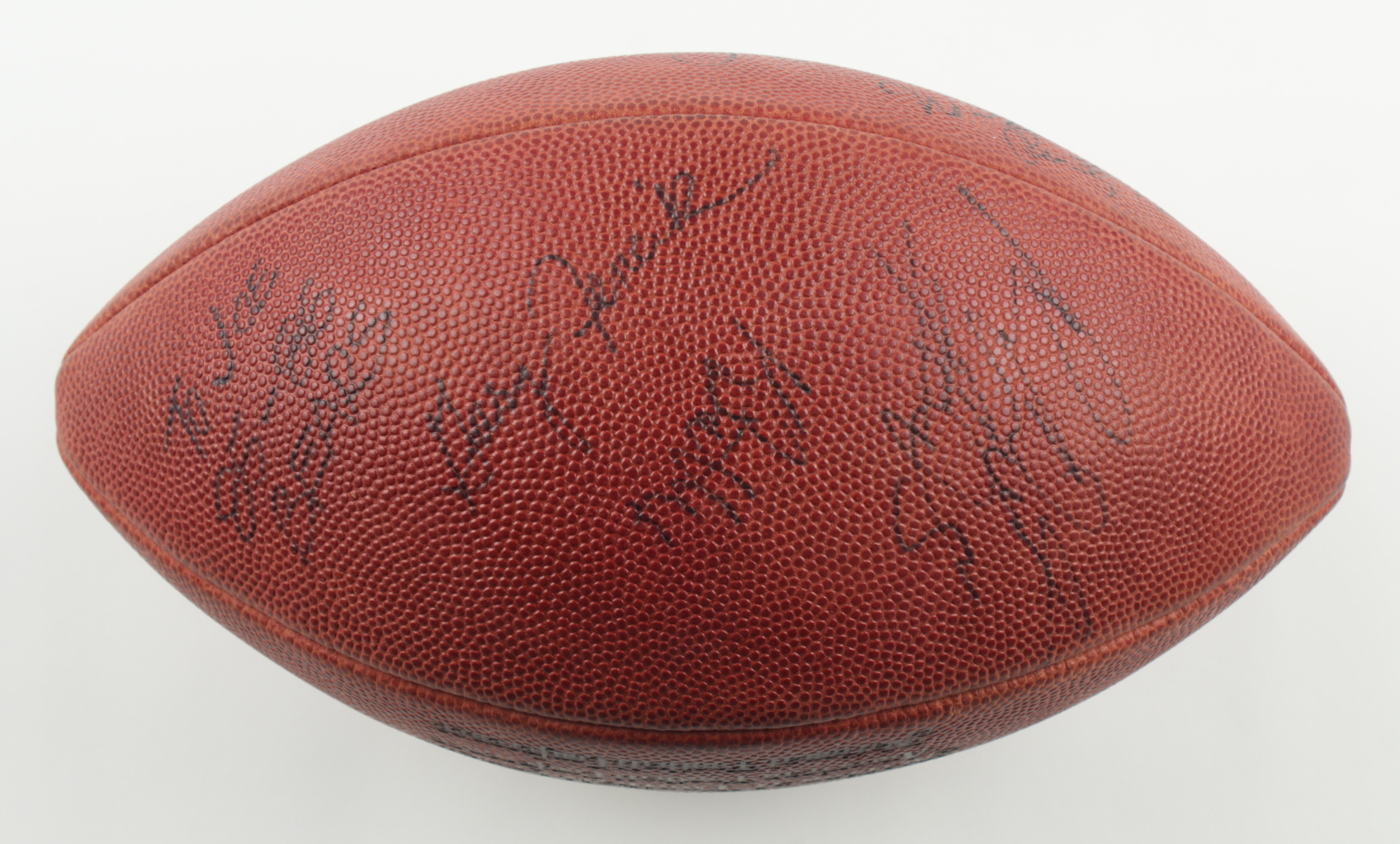 1985 Bears Official NFL Game Football Team-Signed By (8) with Mike Ditka, Walter Payton, Richard Dent, Dan Hampton Inscribed "85-86 Bears" (PSA) at PristineAuction.com 1985 Bears Official NFL Game Football Team-Signed By (8) with Mike Ditka, Walter Payton, Richard Dent, Dan Hampton Inscribed "85-86 Bears" (PSA) at PristineAuction.com
