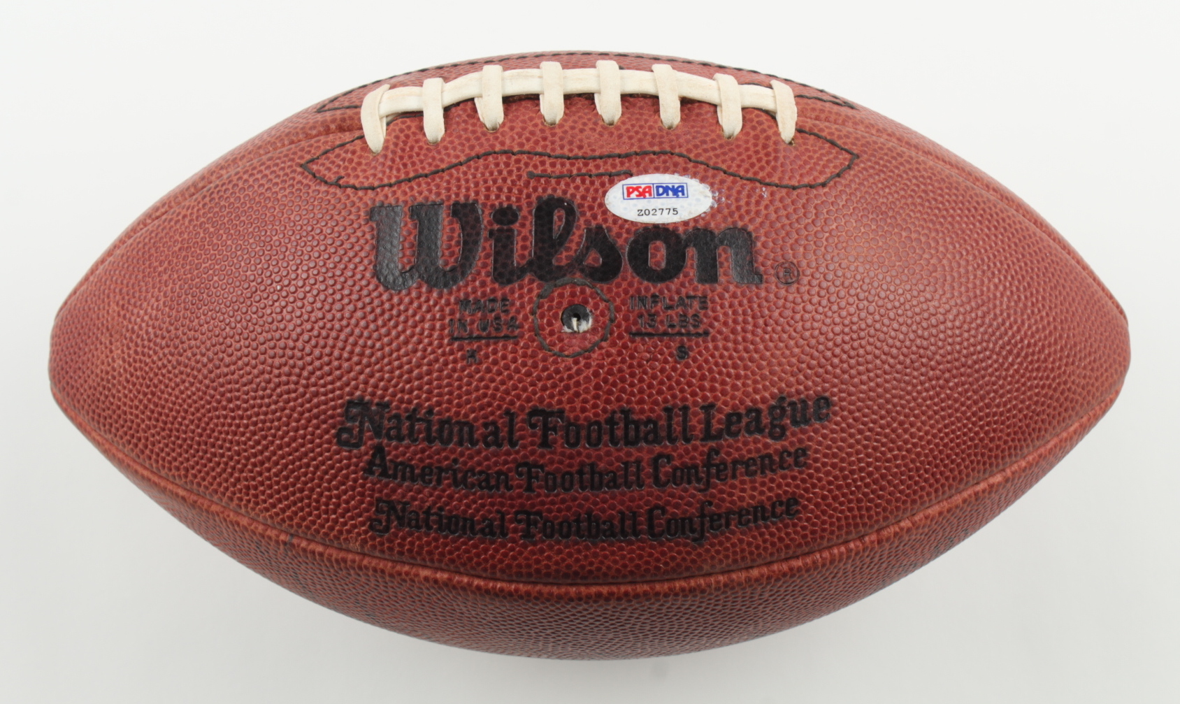 1985 Bears Official NFL Game Football Team-Signed By (8) with Mike Ditka, Walter Payton, Richard Dent, Dan Hampton Inscribed "85-86 Bears" (PSA) at PristineAuction.com 1985 Bears Official NFL Game Football Team-Signed By (8) with Mike Ditka, Walter Payton, Richard Dent, Dan Hampton Inscribed "85-86 Bears" (PSA) at PristineAuction.com