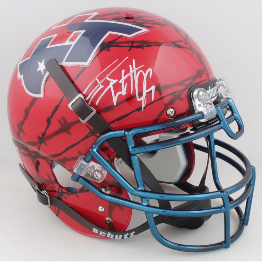 J. J. Watt Signed Full-Size Authentic On-Field Hydro-Dipped Helmet (JSA & Watt) at PristineAuction.com