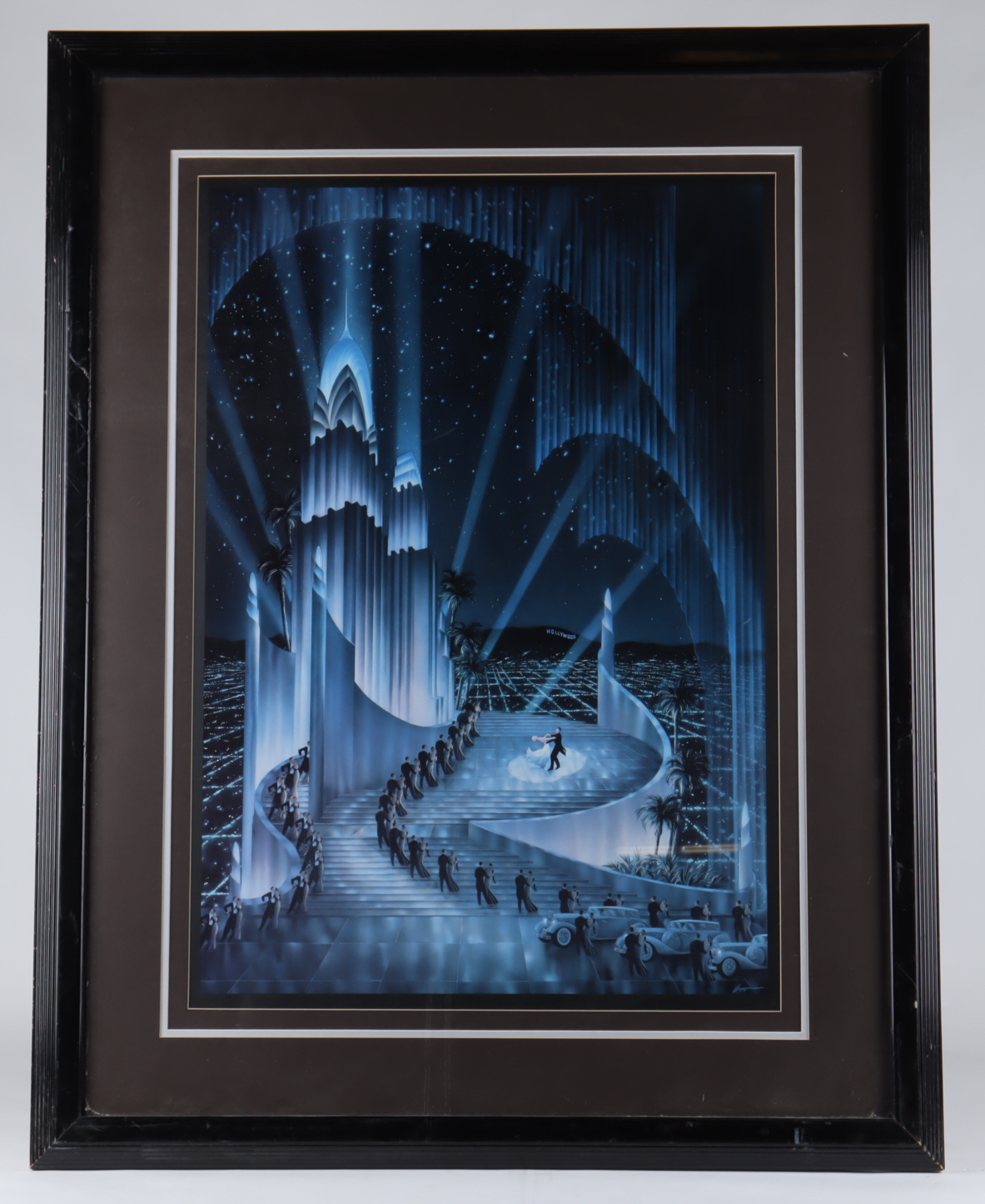 Robert Hoppe "Hollywood 100th Anniversary" 33.5x43 Custom Framed Print Display at PristineAuction.com Robert Hoppe "Hollywood 100th Anniversary" 33.5x43 Custom Framed Print Display at PristineAuction.com