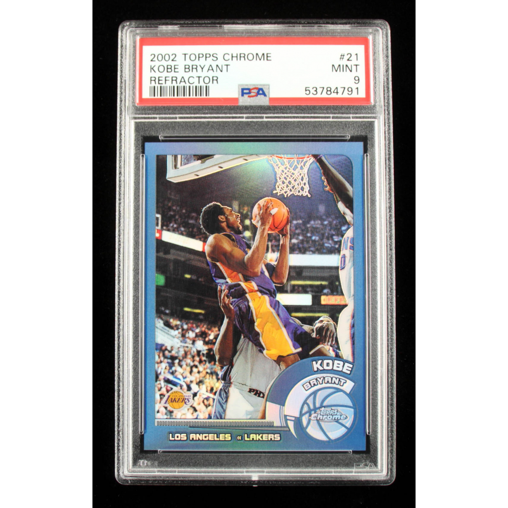Kobe Bryant 2002-03 Topps Chrome Refractors #21 (PSA 9) | Pristine Auction