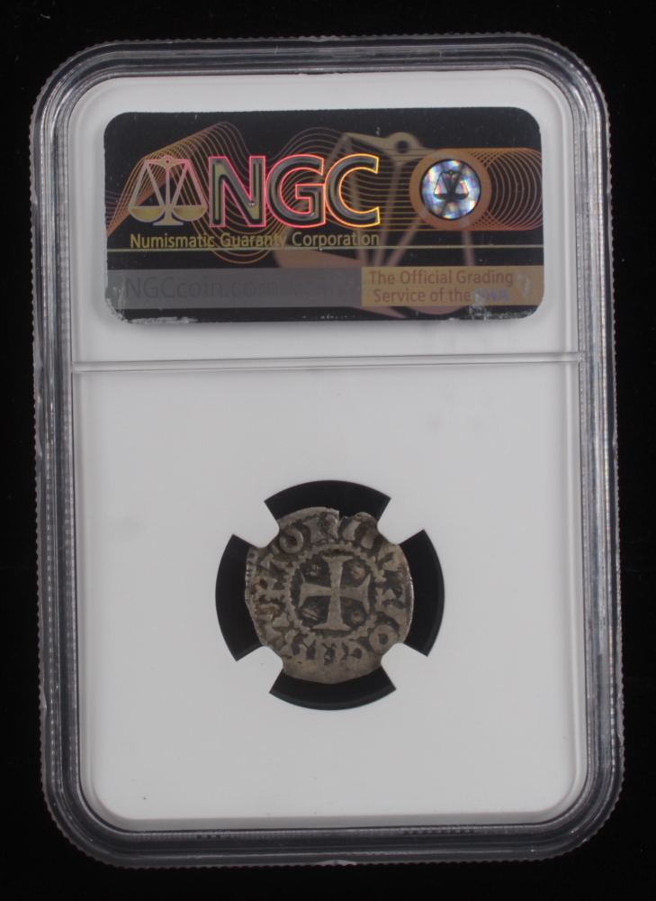 Abbey of Tournus (1100-1140) France, Burgundy Denier Medieval Silver Coin - Montlebeau Hoard (NGC) at PristineAuction.com Abbey of Tournus (1100-1140) France, Burgundy Denier Medieval Silver Coin - Montlebeau Hoard (NGC) at PristineAuction.com