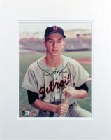 Al Kaline Signed Tigers 16x20 Custom Matted Photo Display (Beckett) at PristineAuction.com