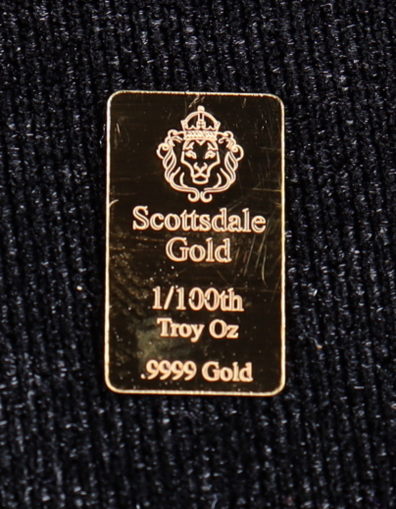 1/100 oz Scottsdale Mint Gold Bullion