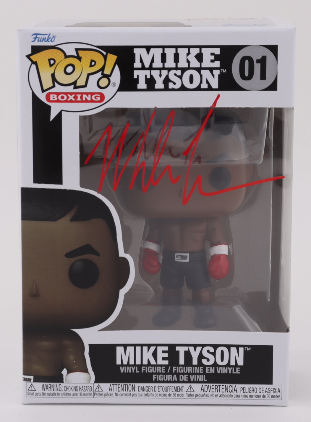 Mike Tyson Signed Boxing #01 Funko Pop! Vinyl Figure (Tyson) at PristineAuction.com Mike Tyson Signed Boxing #01 Funko Pop! Vinyl Figure (Tyson) at PristineAuction.com
