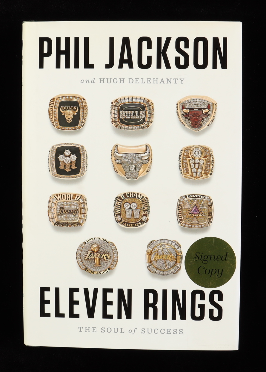 Phil Jackson Signed "Eleven Rings: The Soul of Success" Hardcover Book (PSA) at PristineAuction.com Phil Jackson Signed "Eleven Rings: The Soul of Success" Hardcover Book (PSA) at PristineAuction.com