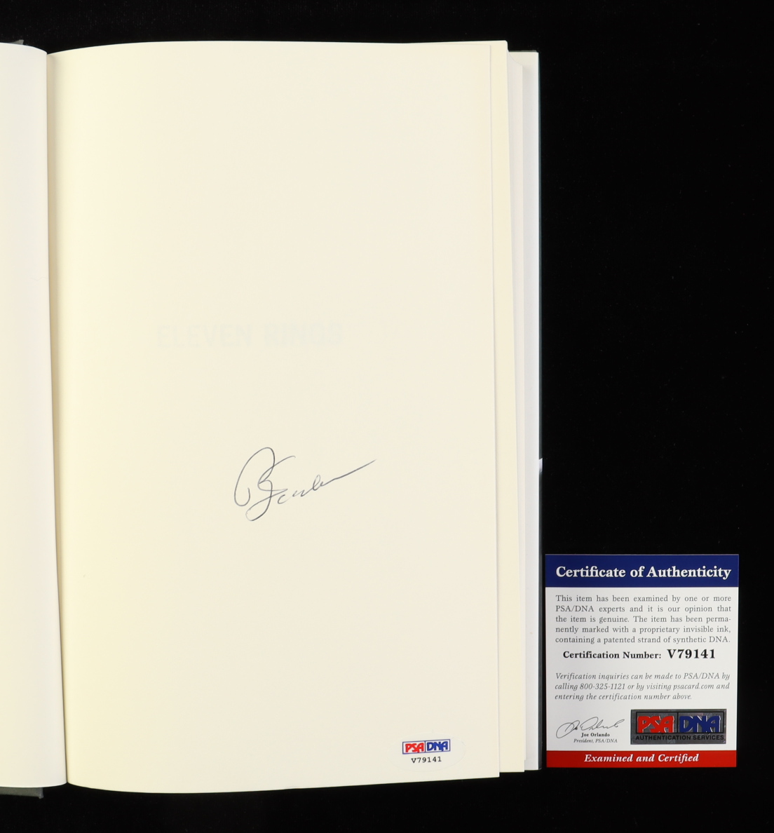 Phil Jackson Signed "Eleven Rings: The Soul of Success" Hardcover Book (PSA) at PristineAuction.com Phil Jackson Signed "Eleven Rings: The Soul of Success" Hardcover Book (PSA) at PristineAuction.com
