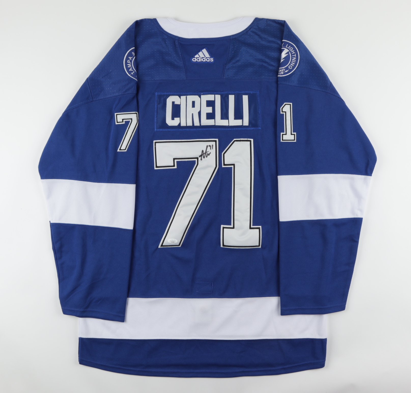 Anthony Cirelli Signed Lightning Jersey (JSA) at PristineAuction.com Anthony Cirelli Signed Lightning Jersey (JSA) at PristineAuction.com
