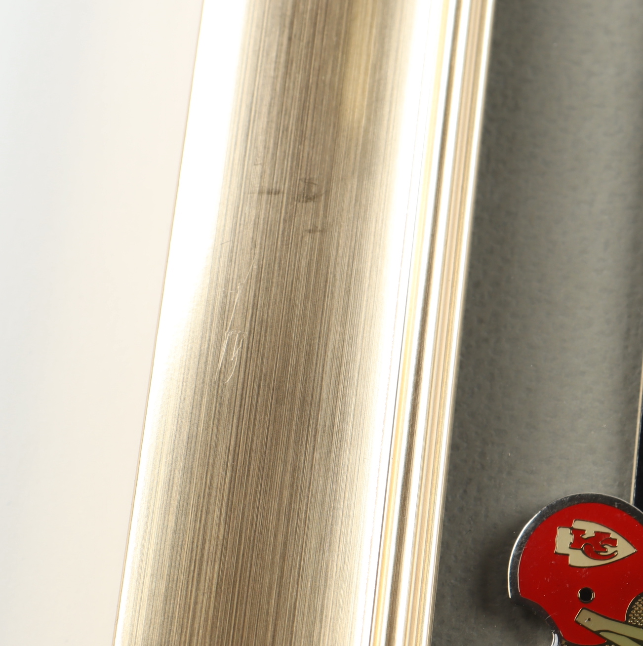 Super Bowl IV Commemorative 13x16 Custom Framed Score Card Display with 23kt Gold Ticket & Super Bowl Pin at PristineAuction.com Super Bowl IV Commemorative 13x16 Custom Framed Score Card Display with 23kt Gold Ticket & Super Bowl Pin at PristineAuction.com