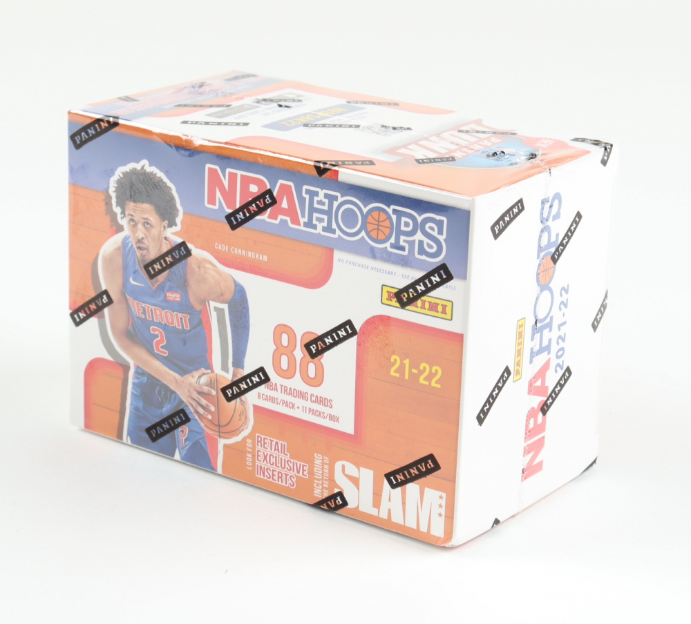 2021/22 Panini NBA Hoops Basketball Blaster Box with (11) Packs ...