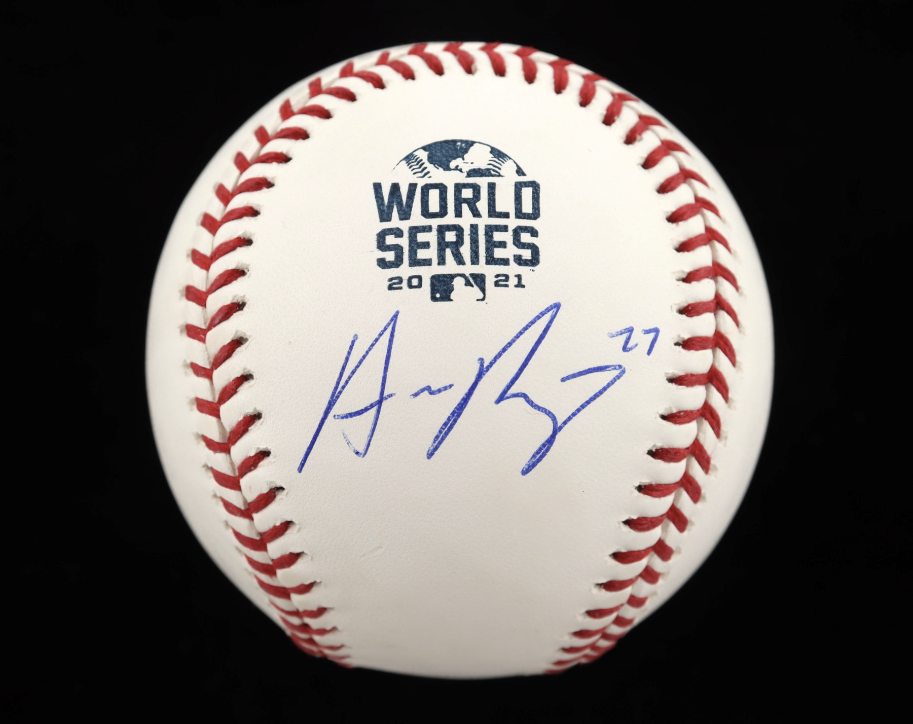 Austin Riley Signed Austin Riley Signed 2021 World Series Baseball (Beckett) | Pristine Auction