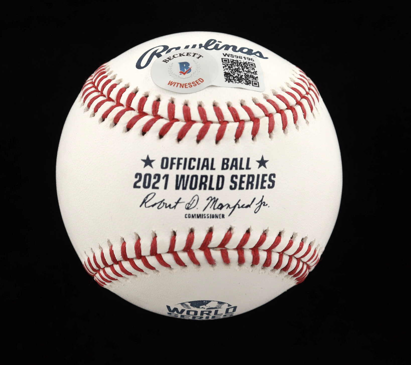 Austin Riley Signed Austin Riley Signed 2021 World Series Baseball (Beckett) | Pristine Auction
