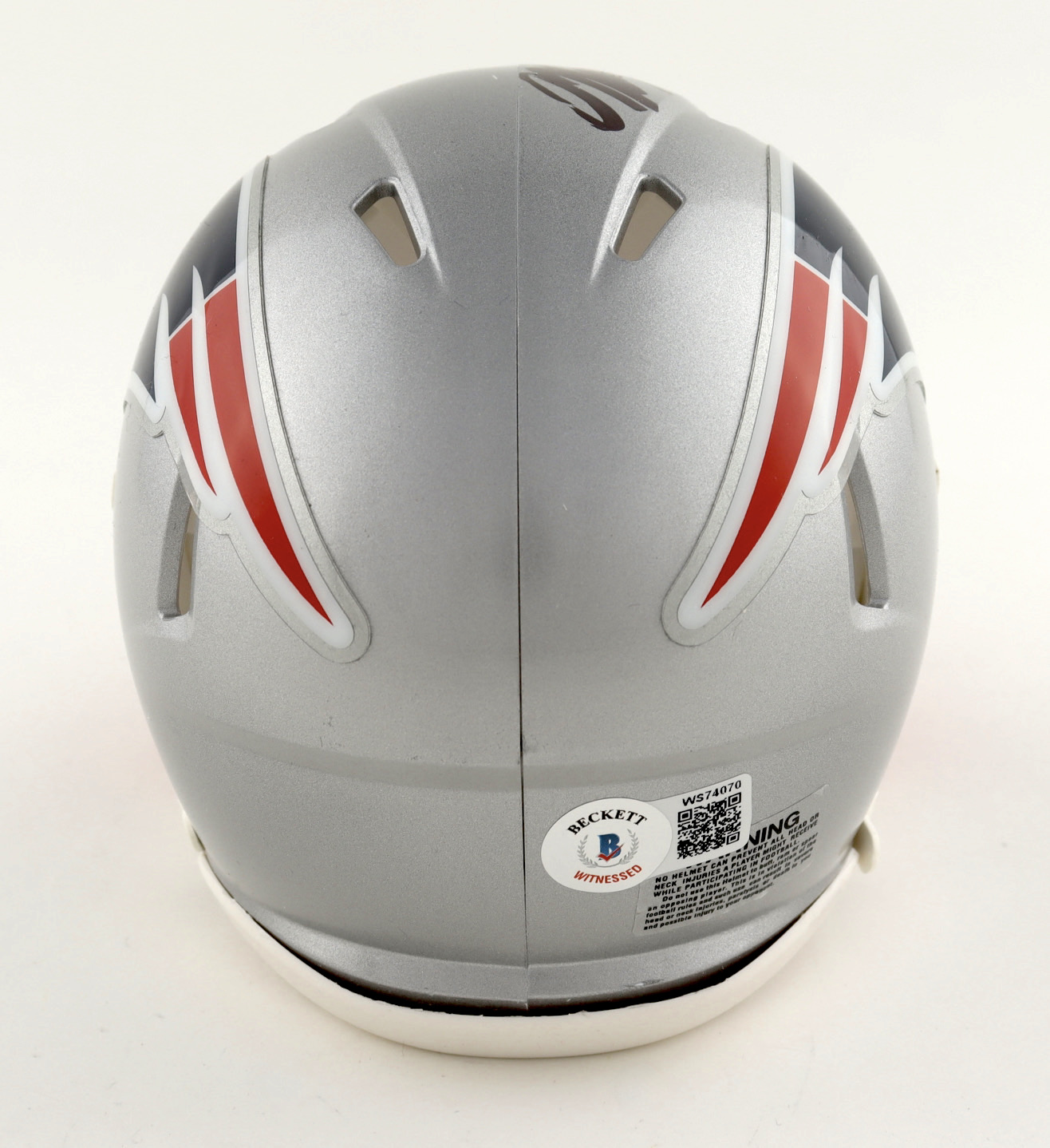 Damien Harris Signed Patriots Speed Mini Helmet (Beckett) at PristineAuction.com Damien Harris Signed Patriots Speed Mini Helmet (Beckett) at PristineAuction.com