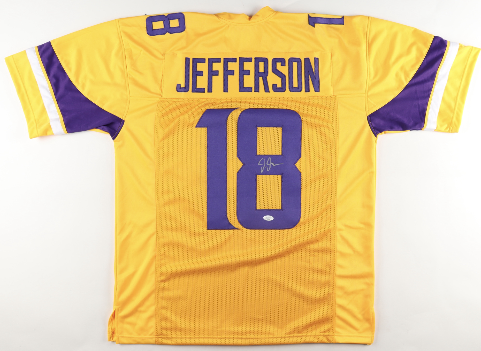 Justin Jefferson Signed Jersey (JSA) at PristineAuction.com Justin Jefferson Signed Jersey (JSA) at PristineAuction.com