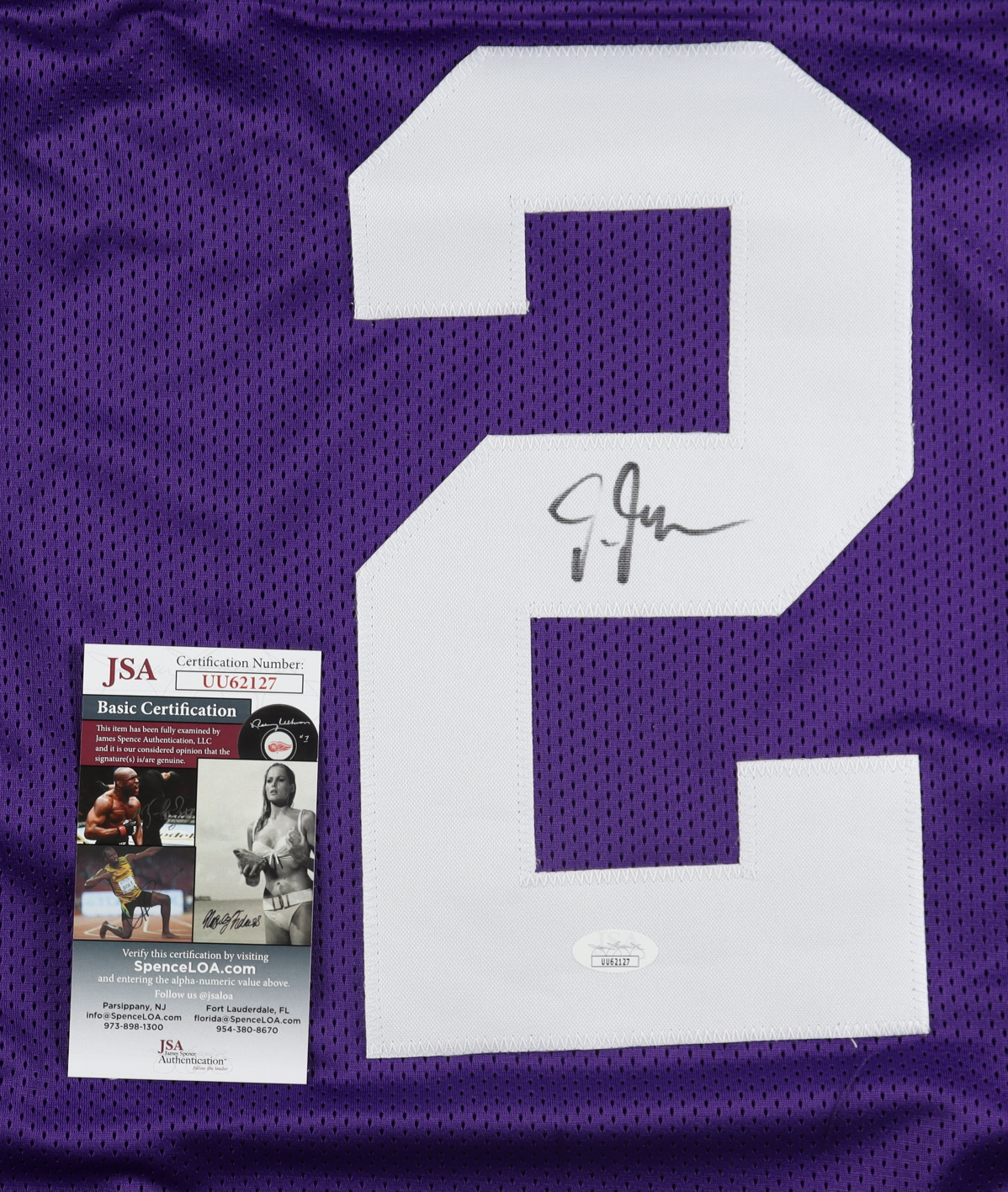 Justin Jefferson Signed Jersey (JSA) at PristineAuction.com Justin Jefferson Signed Jersey (JSA) at PristineAuction.com