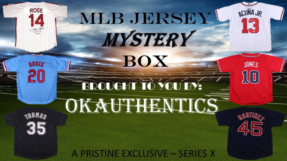 OKAUTHENTICS MLB Jersey Mystery Box Series X Pristine Auction