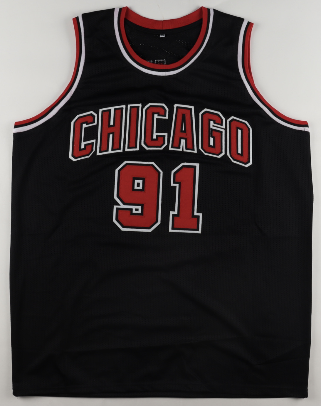 Dennis Rodman Signed Jersey (Beckett) at PristineAuction.com Dennis Rodman Signed Jersey (Beckett) at PristineAuction.com