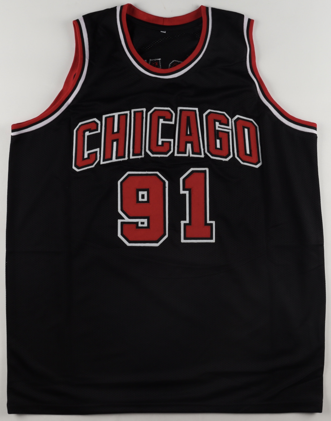 Dennis Rodman Signed Jersey (Beckett) at PristineAuction.com Dennis Rodman Signed Jersey (Beckett) at PristineAuction.com