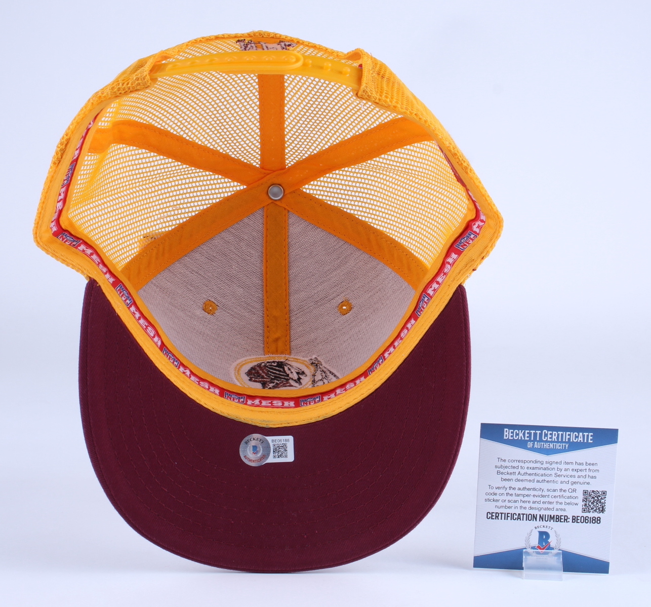 Brian Mitchell Signed Redskins Logo Adjustable Hat (Beckett) at PristineAuction.com Brian Mitchell Signed Redskins Logo Adjustable Hat (Beckett) at PristineAuction.com