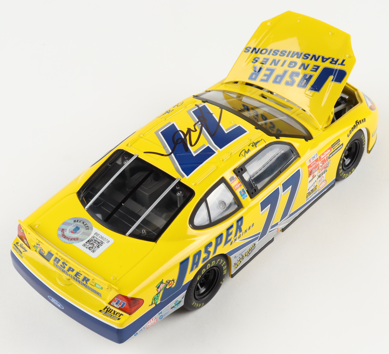 Dave Blaney Signed LE #77 Jasper Engines 2002 Taurus 1:24 Diecast Car (Beckett) at PristineAuction.com Dave Blaney Signed LE #77 Jasper Engines 2002 Taurus 1:24 Diecast Car (Beckett) at PristineAuction.com