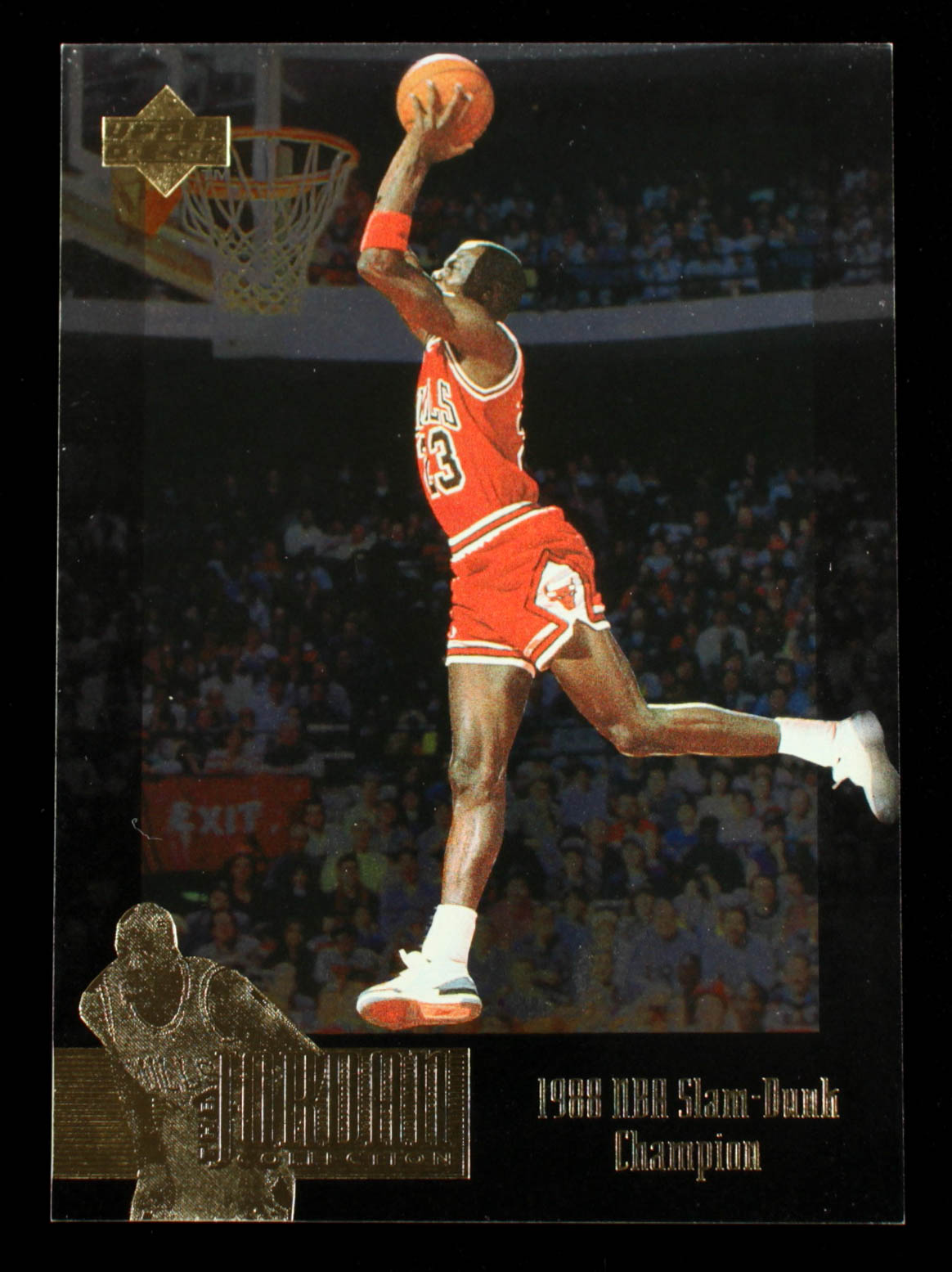 Michael Jordan 1995-96 Upper Deck Jordan Collection #JC6 / Slam Dunk Champion 1988 at PristineAuction.com Michael Jordan 1995-96 Upper Deck Jordan Collection #JC6 / Slam Dunk Champion 1988 at PristineAuction.com