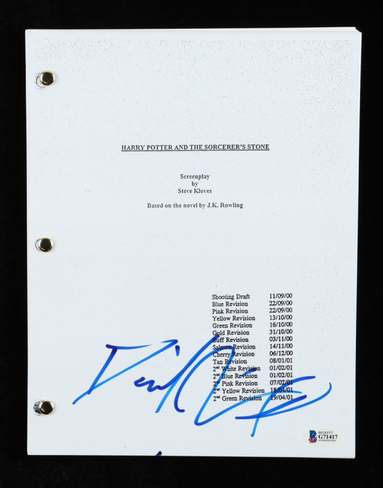 Daniel Radcliffe Signed "Harry Potter and the Sorcerer