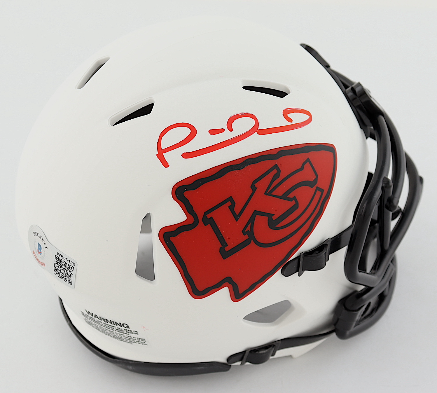 Patrick Mahomes Signed Chiefs Lunar Eclipse Alternate Speed Mini Helmet (Beckett) at PristineAuction.com Patrick Mahomes Signed Chiefs Lunar Eclipse Alternate Speed Mini Helmet (Beckett) at PristineAuction.com