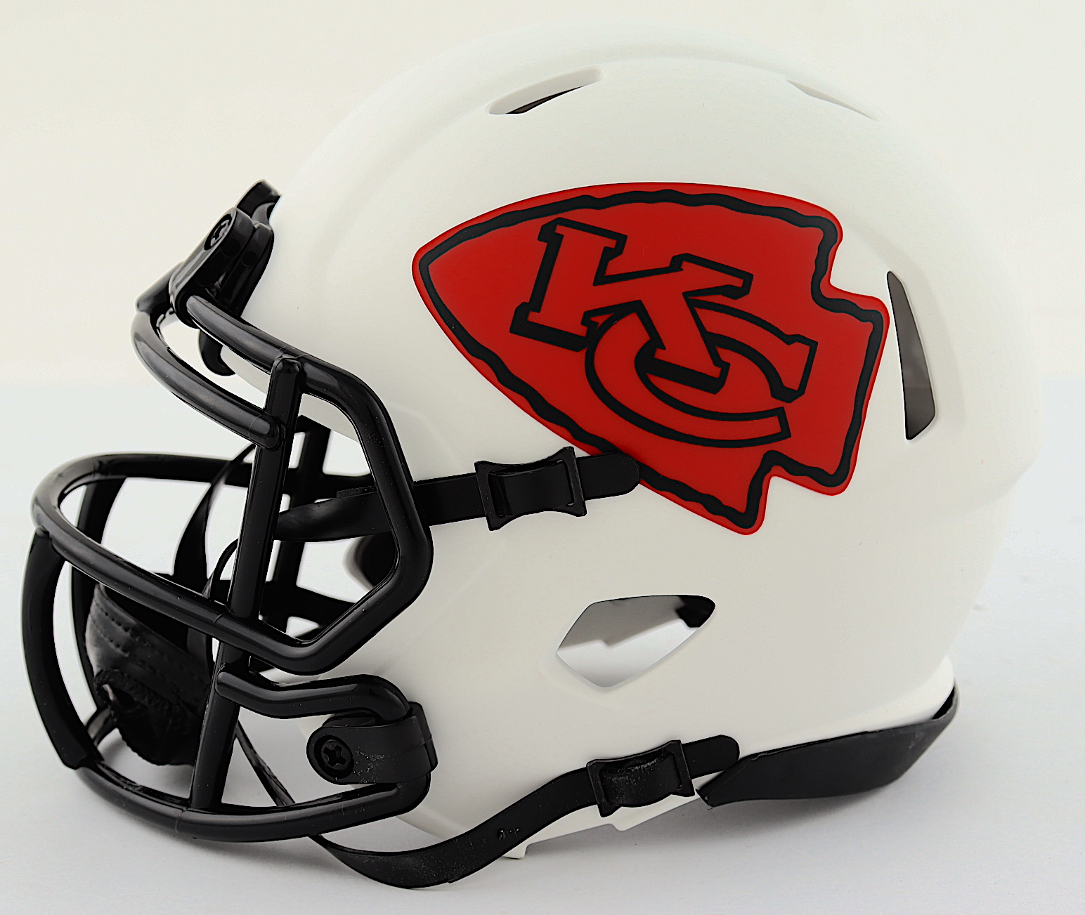 Patrick Mahomes Signed Chiefs Lunar Eclipse Alternate Speed Mini Helmet (Beckett) at PristineAuction.com Patrick Mahomes Signed Chiefs Lunar Eclipse Alternate Speed Mini Helmet (Beckett) at PristineAuction.com
