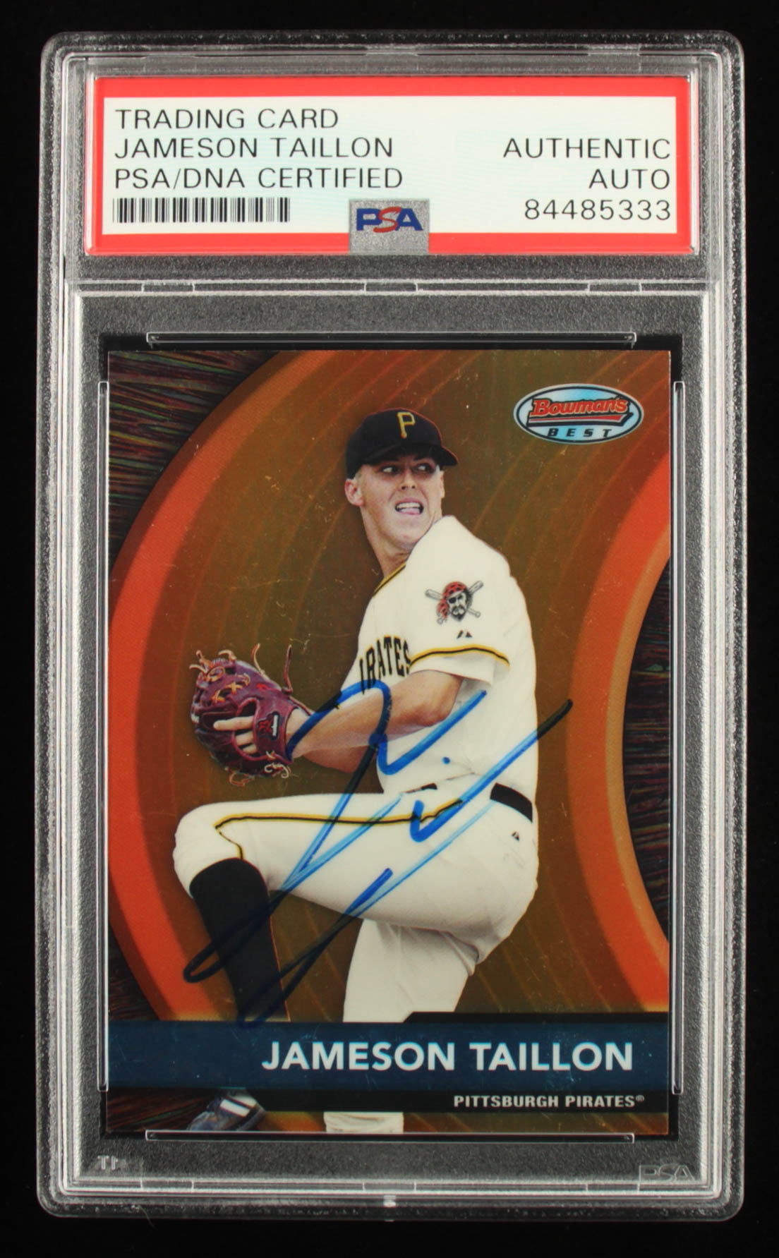 Jameson Taillon Signed 2012 Bowman Bowman's Best Prospects #BBP13 (PSA) at PristineAuction.com Jameson Taillon Signed 2012 Bowman Bowman's Best Prospects #BBP13 (PSA) at PristineAuction.com