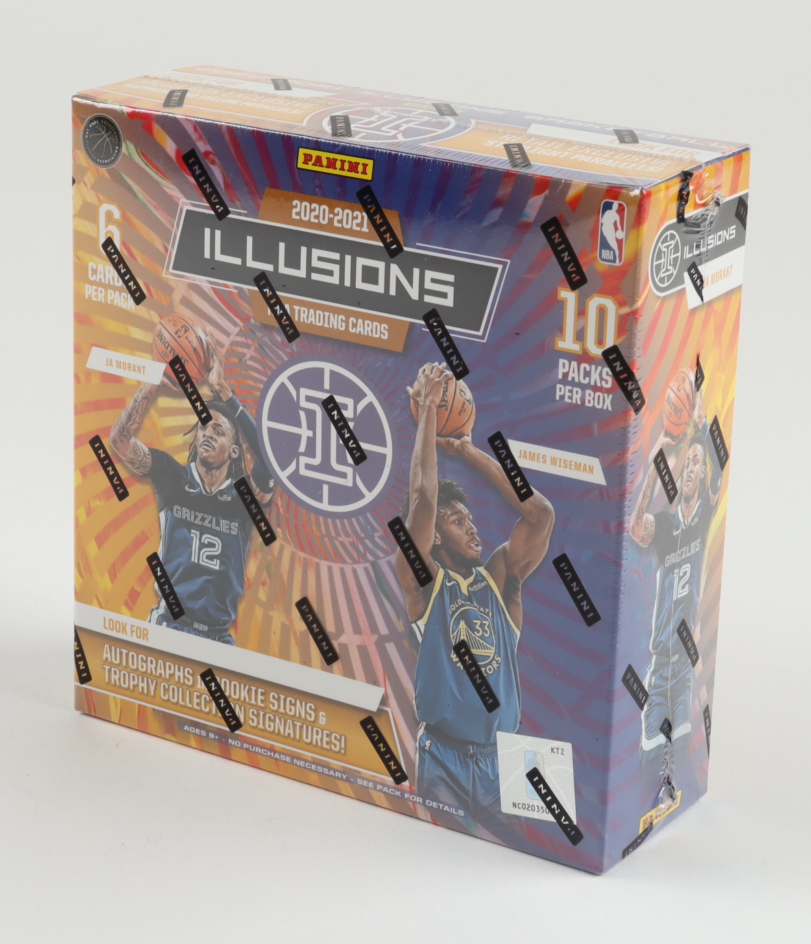 2020-21 Panini Illusions NBA Basketball Mega Box with (10) Packs at PristineAuction.com 2020-21 Panini Illusions NBA Basketball Mega Box with (10) Packs at PristineAuction.com