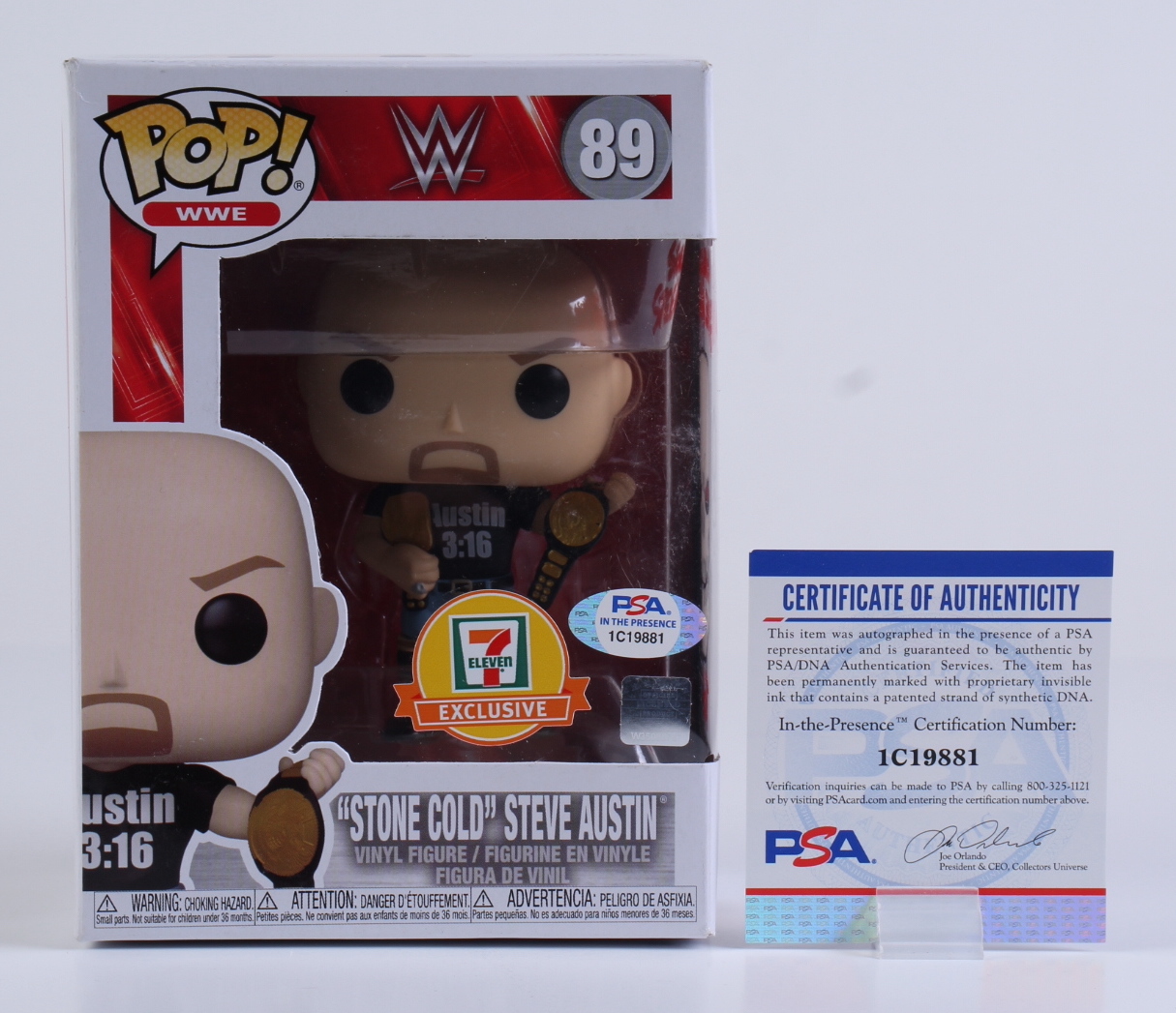Tone Rodriguez Signed WWE #84 "Stone Cold" Steve Austin Funko Pop! Vinyl Figure With Hand-Drawn Sketch Inscribed "Stone Cold Steve Austin" (PSA) at PristineAuction.com Tone Rodriguez Signed WWE #84 "Stone Cold" Steve Austin Funko Pop! Vinyl Figure With Hand-Drawn Sketch Inscribed "Stone Cold Steve Austin" (PSA) at PristineAuction.com