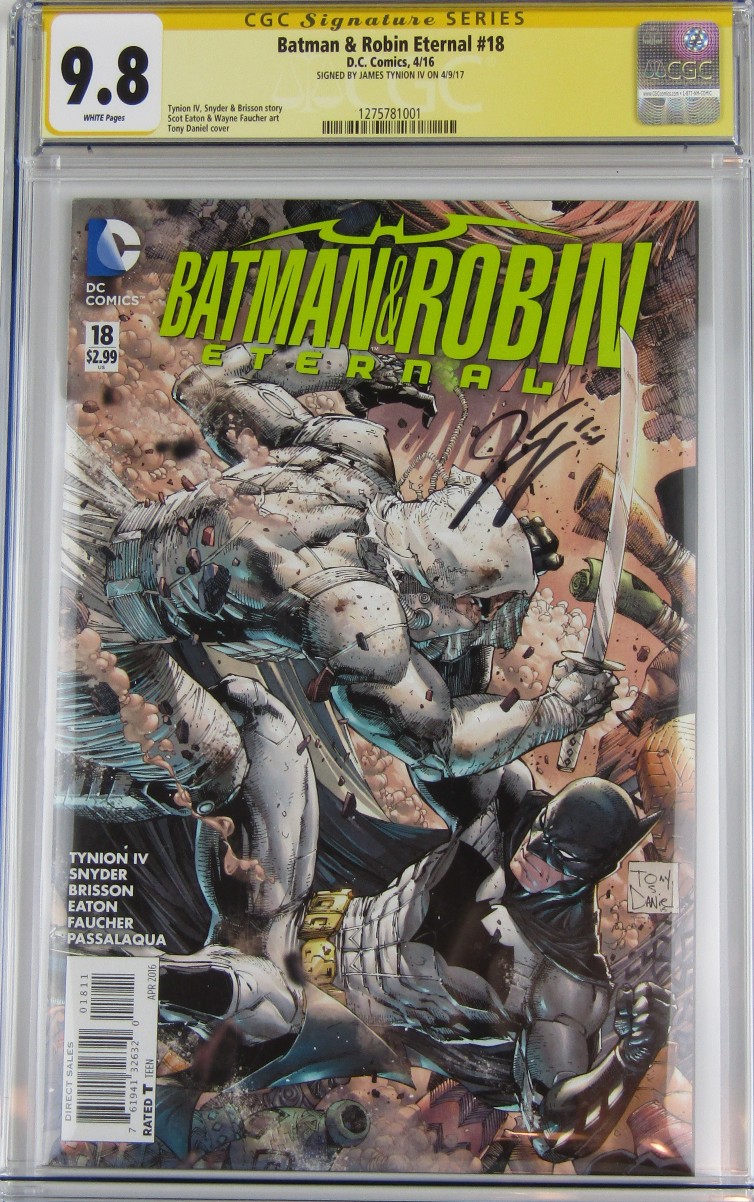 The Comic Gallery Series 5 Yellow Mystery Box (1 Graded Comic & 1 Autographed Comic) at PristineAuction.com The Comic Gallery Series 5 Yellow Mystery Box (1 Graded Comic & 1 Autographed Comic) at PristineAuction.com