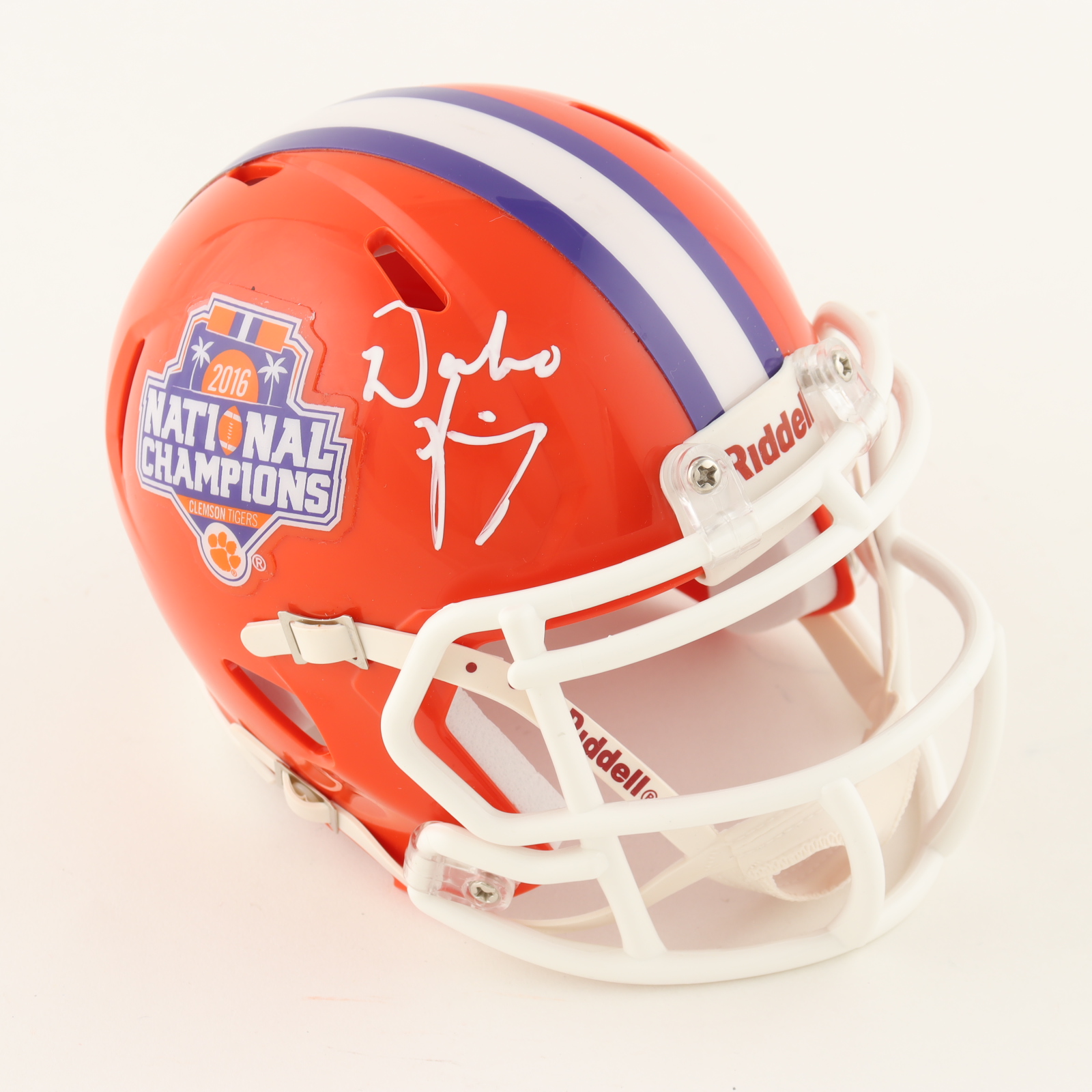 Dabo Swinney Signed Clemson Tigers 2016 National Champions Speed Mini Helmet (JSA) at PristineAuction.com Dabo Swinney Signed Clemson Tigers 2016 National Champions Speed Mini Helmet (JSA) at PristineAuction.com